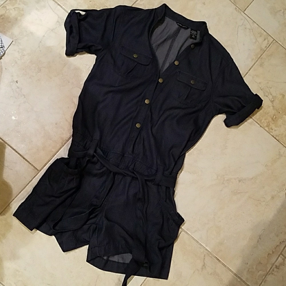 Denim NY&Co Short Romper