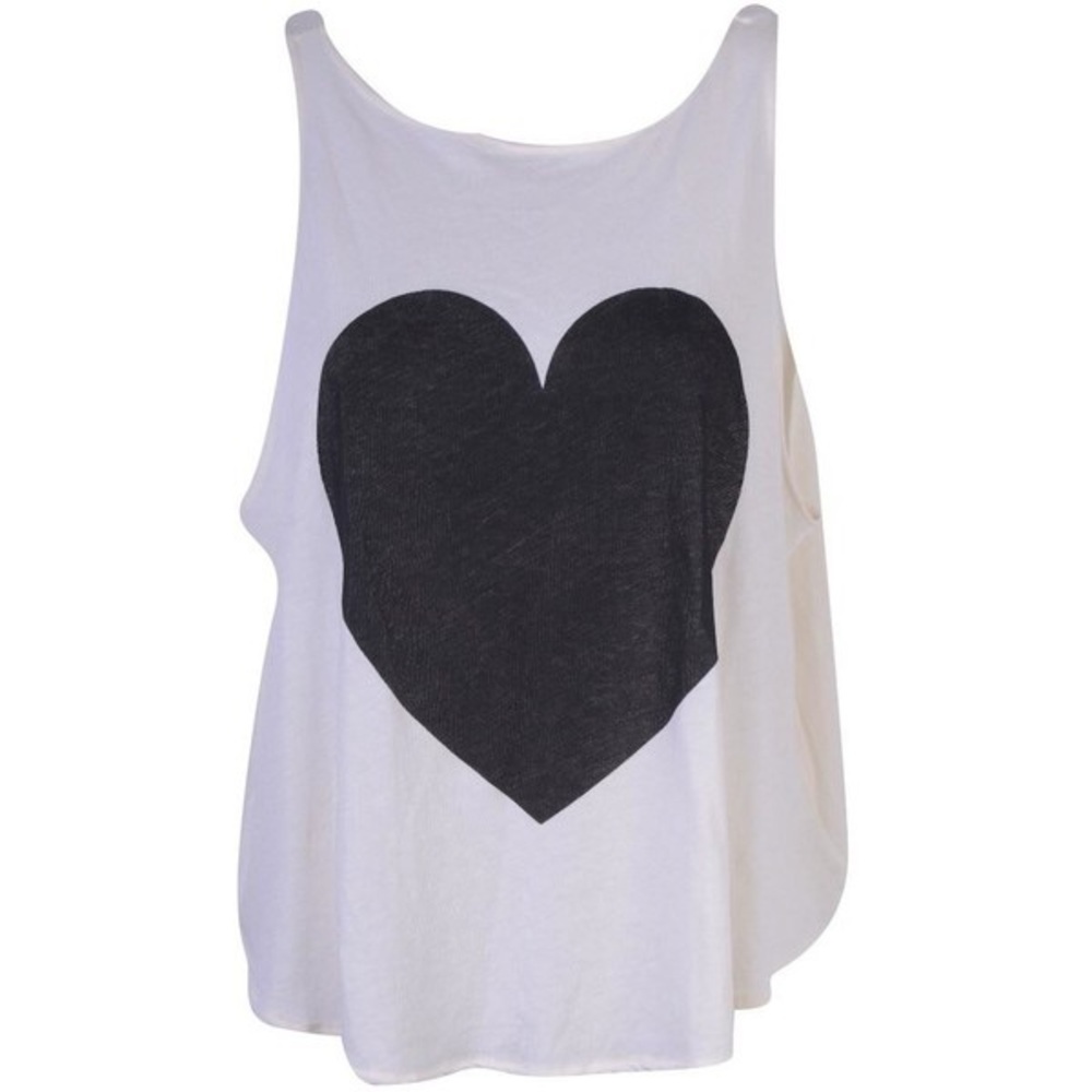 Wildfox Heart Crop Top