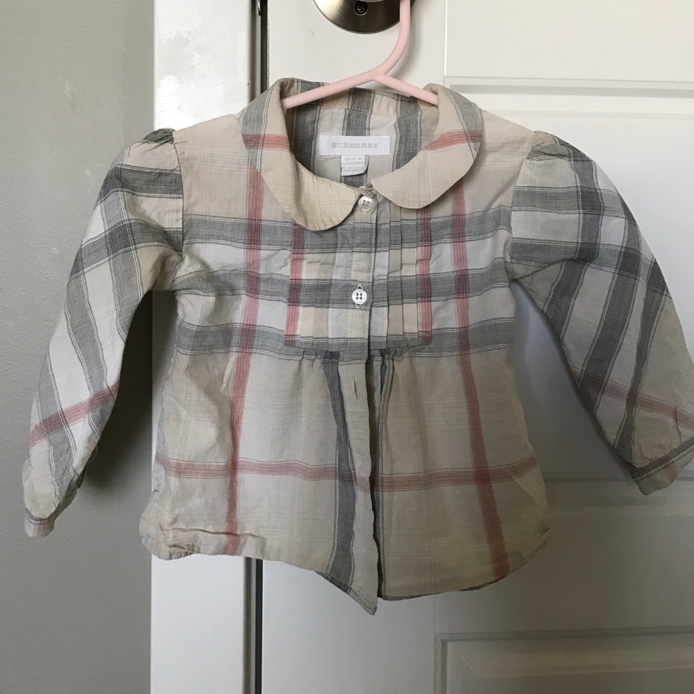 Burberry baby girls shirt