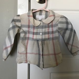 Burberry baby girls shirt