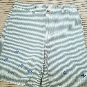 Vineyard vines Kentucky derby seersucker shorts
