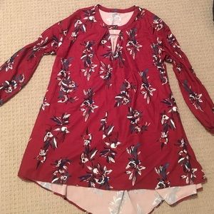 Printed Cut-out Dress