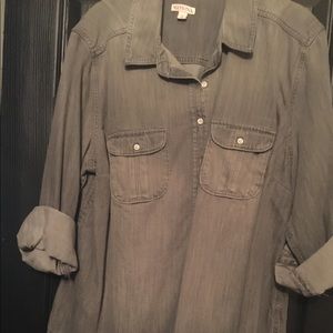 Merona 1X Denim Shirt