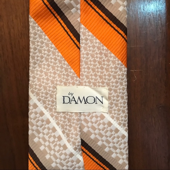 ✔️Vintage Preowned Mens Necktie by Damon - Picture 2 of 2