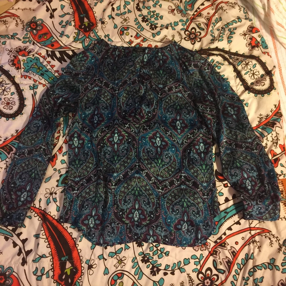 Paisley Print Blouse