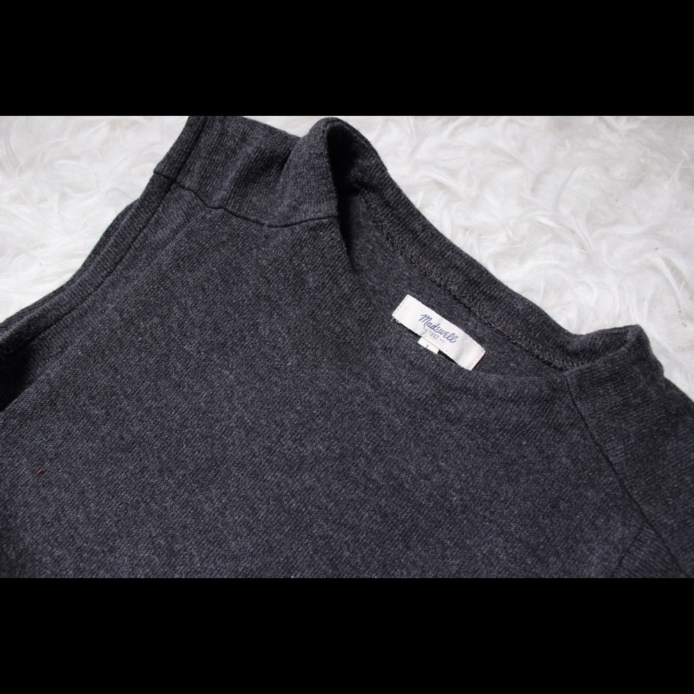 Madewell sleeveless funnel neck