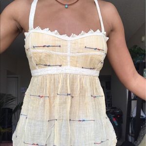 Flowy Yellow Tank