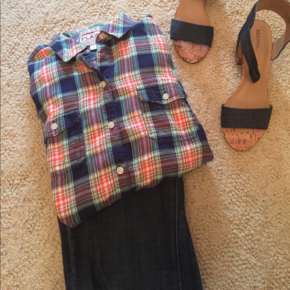 Old Navy soft flannel button down