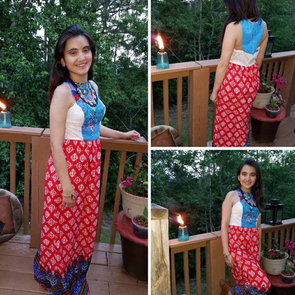 Bohemian maxi dress!