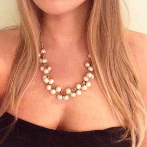 J Crew pearl beaded necklace