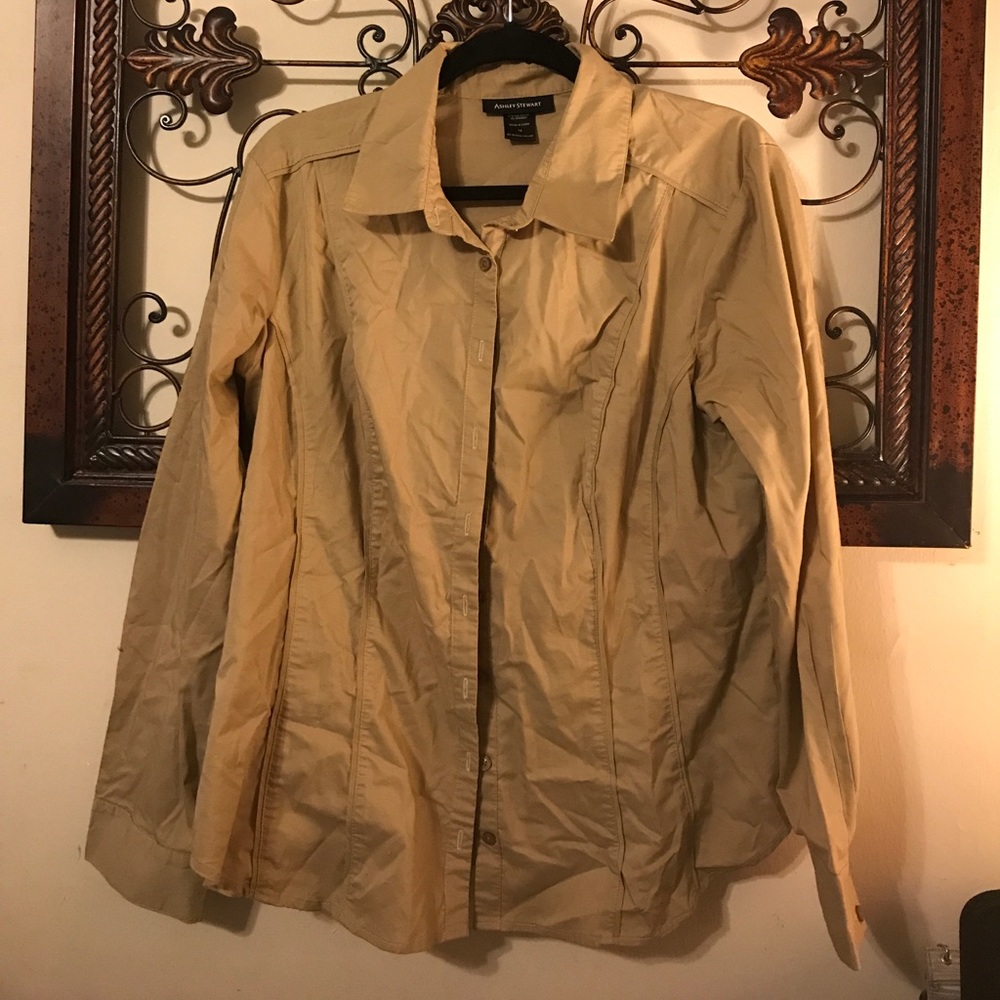 Ashley Stewart button down shirt