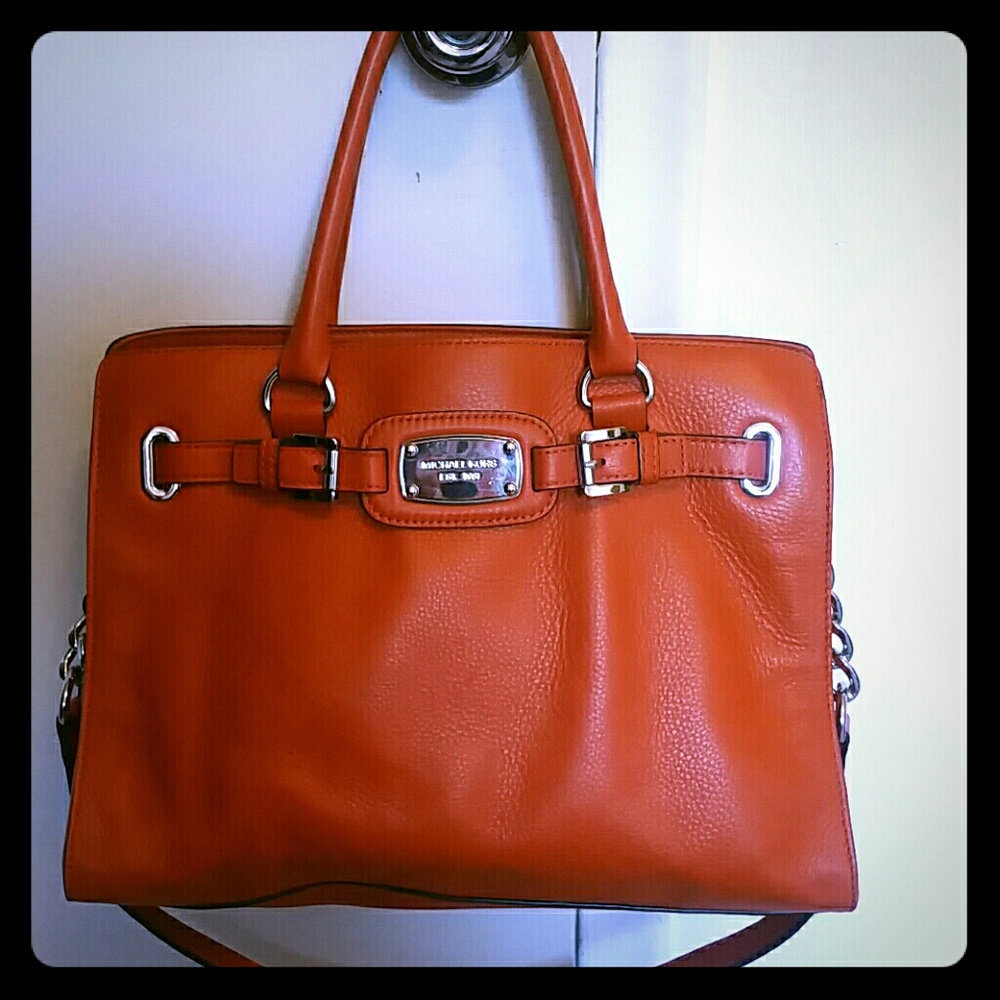 Pre-owned Michael Kors "Hamilton" leather  handbag