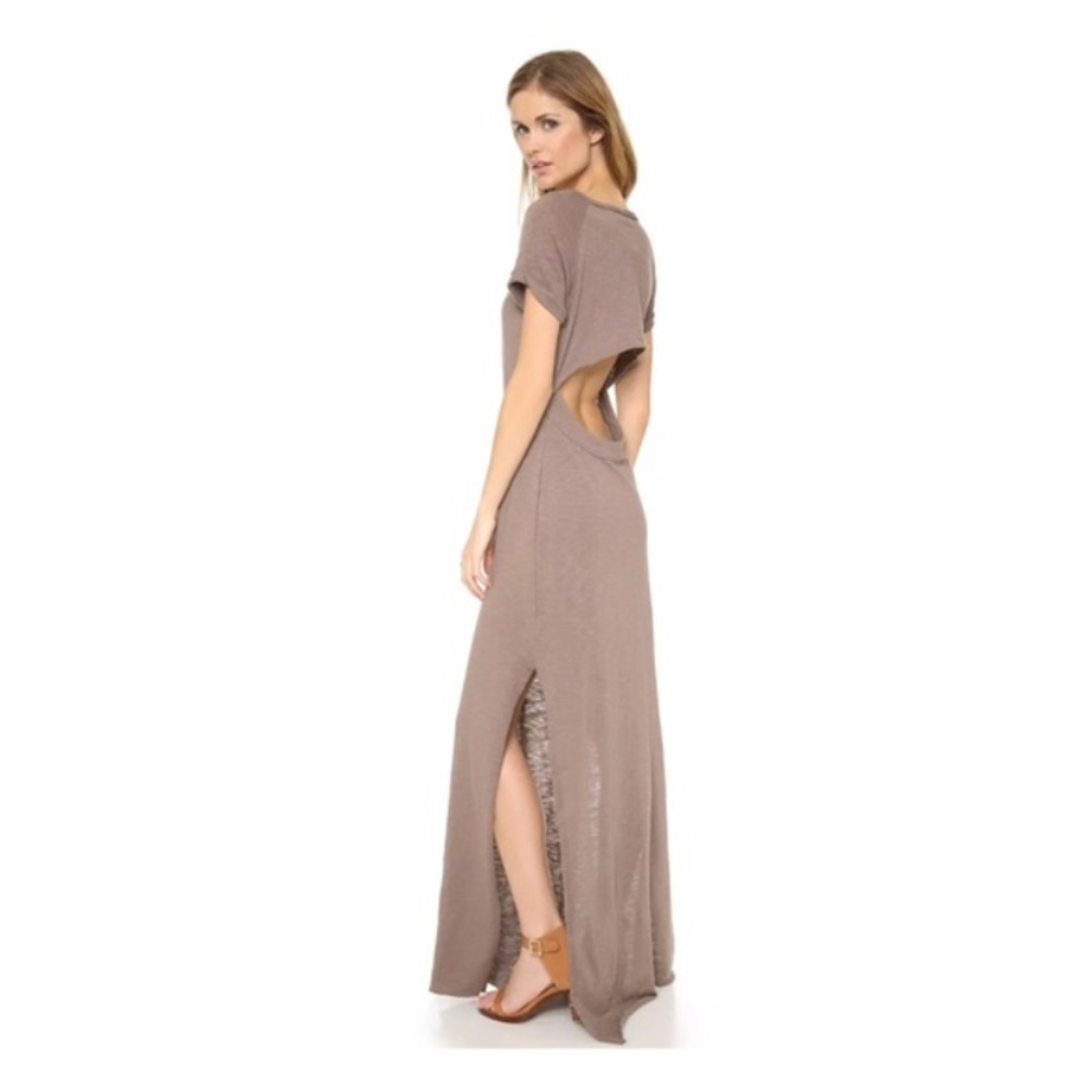 Free People taupe maxi dress