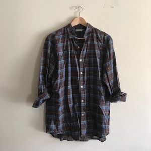 Urban Outfitters Lark & Wolf Plaid Button Down
