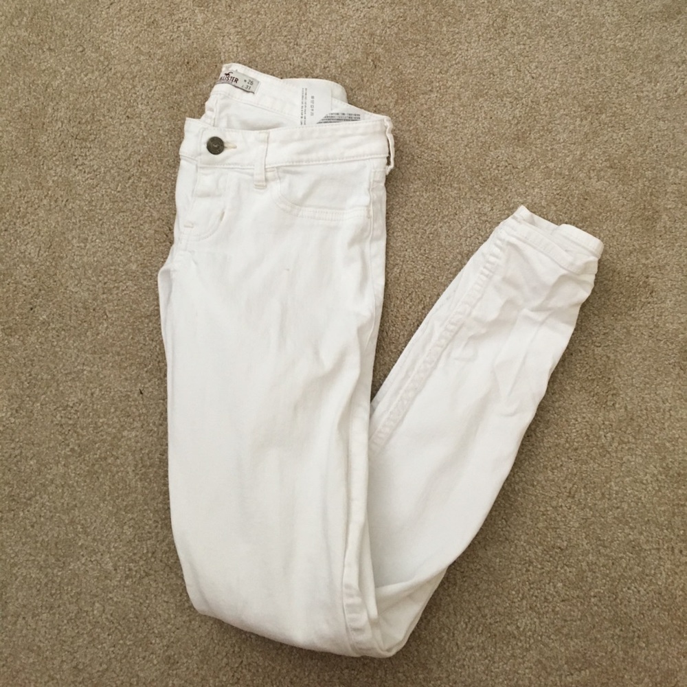 Hollister white jeans!