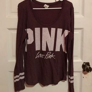 Large Pink long sleeve shirt
