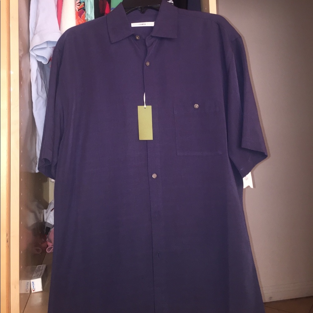 Navy blue sports shirt