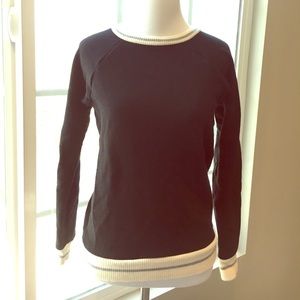 Jcrew sweatshirt with contrast trim