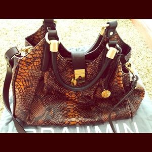 Brahmin Python purse
