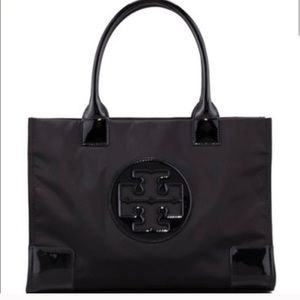 "Ella" Tory burch black tote