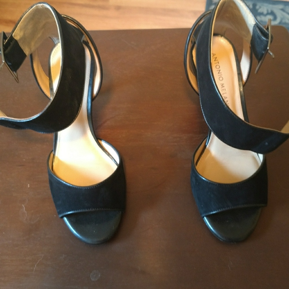 Antonio Melani ankle strap heels