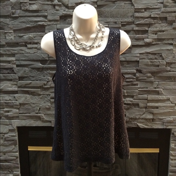 J. Crew Tops - Wardrobe staple J Crew black lace camisole blouse
