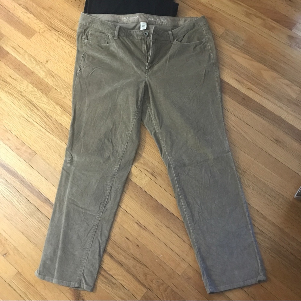 Sonoma corduroy tan pants