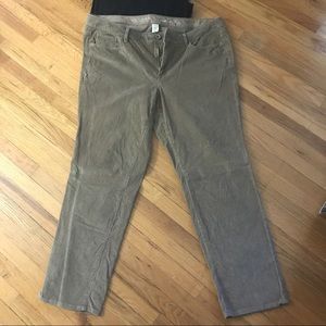 Sonoma corduroy tan pants