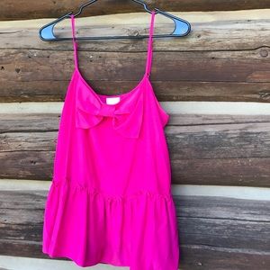 Parker bright pink top