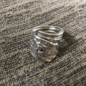 💍Silver spoon ring