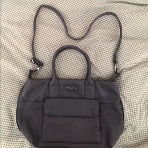 Fossil genuine leather cross body bag.