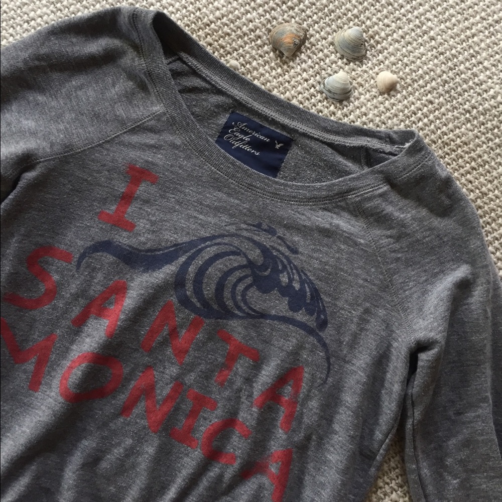Santa Monica printed American Eagle sweatshirt