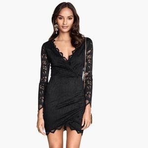H&M Black Lace Dress