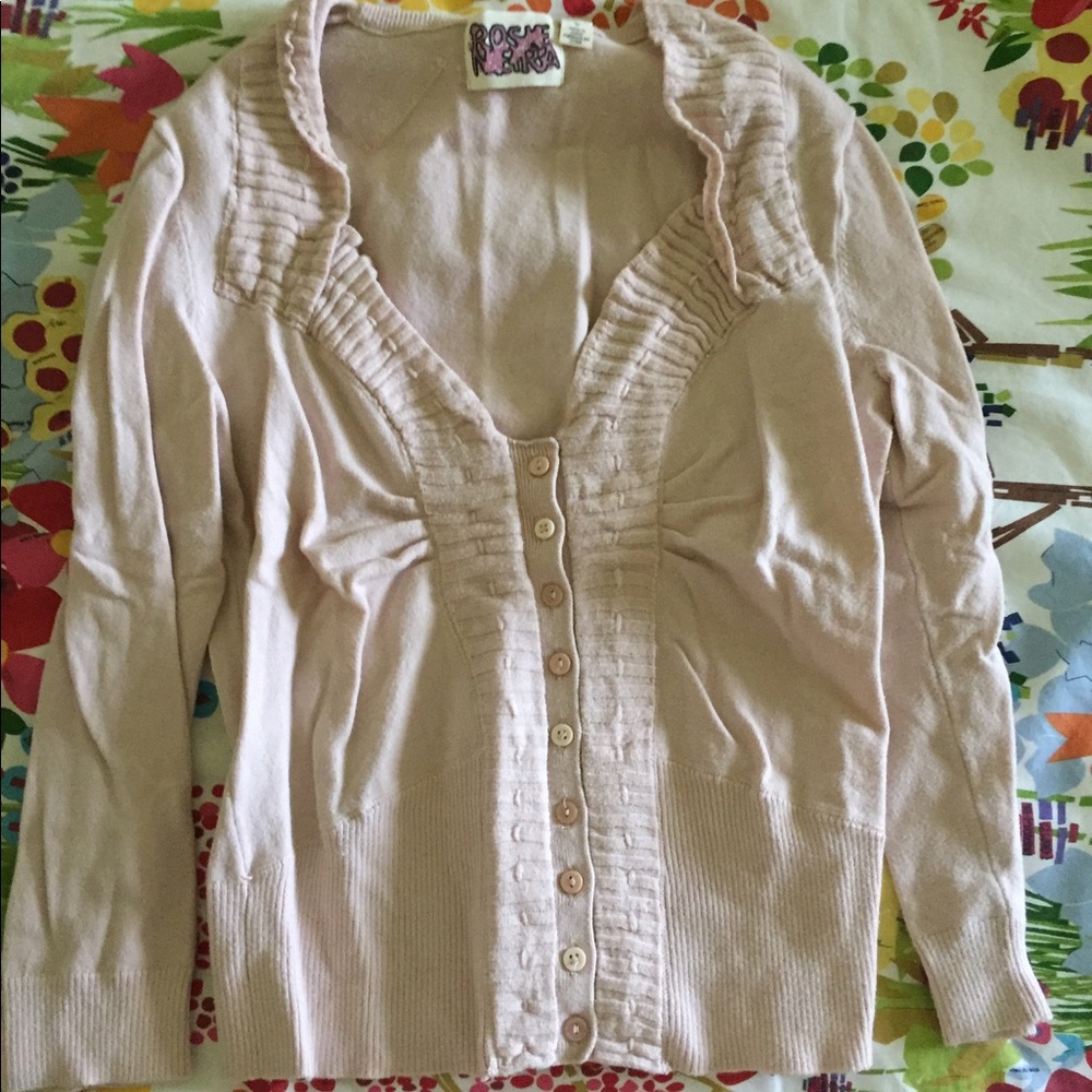Anthropologie detailed sweater