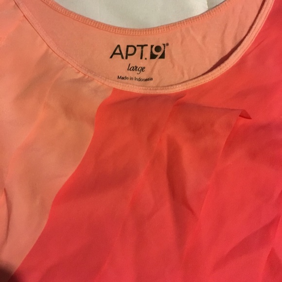 Apt. 9 tank top Pink ruffles. Great shape. - Picture 3 of 4