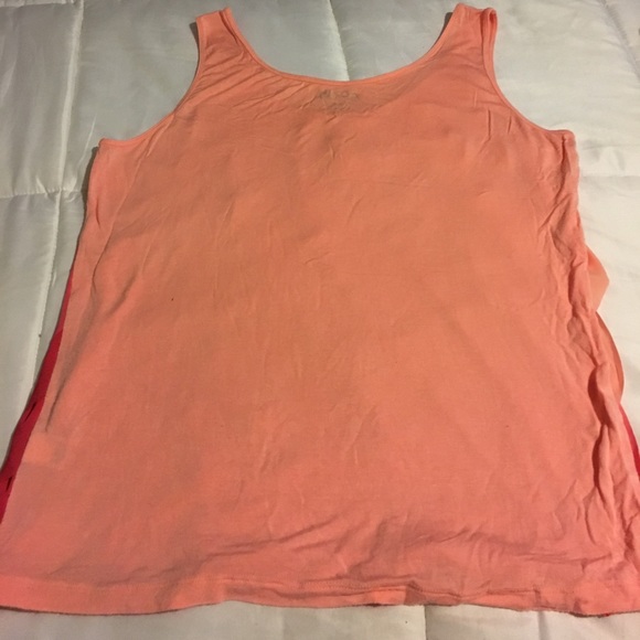 Apt. 9 tank top Pink ruffles. Great shape. - Picture 4 of 4