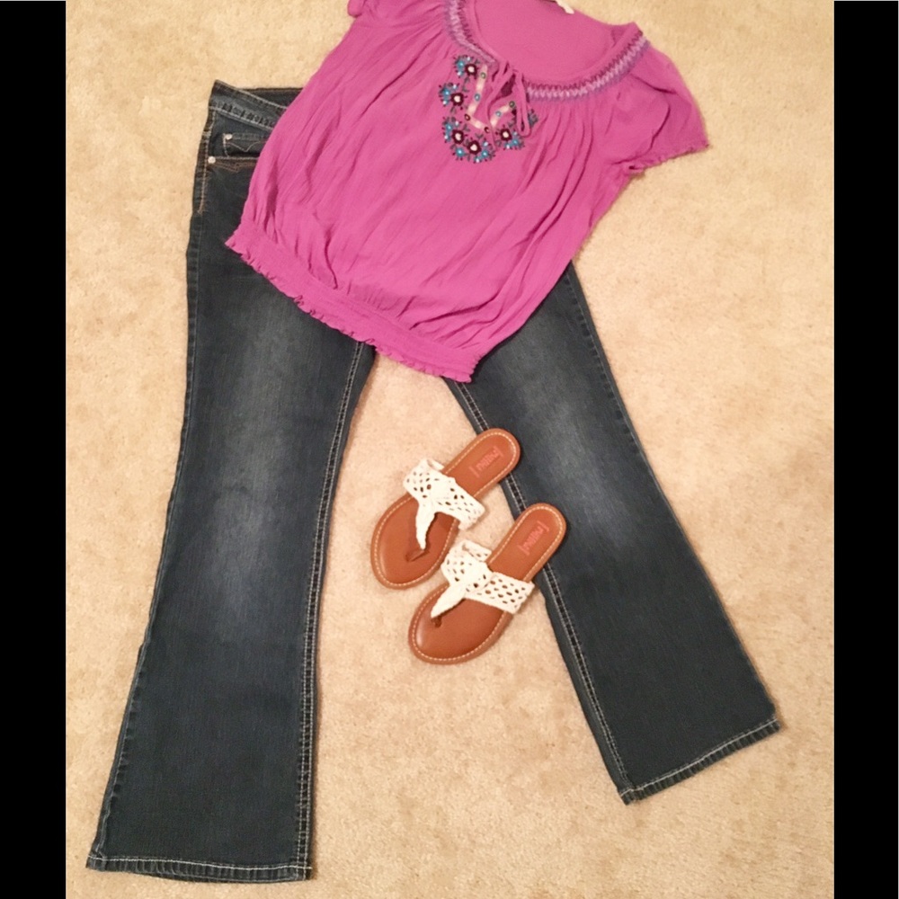 Designer Slim Boot Cut Jeans