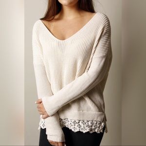 Urban Outfitters cream sweater