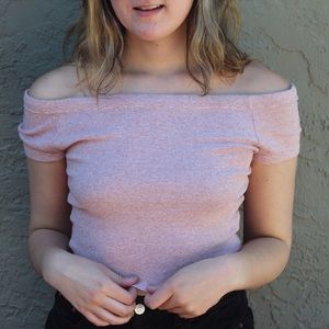 Zara off the shoulder top