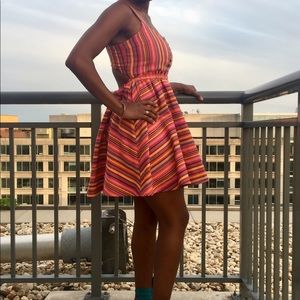 Luca Couture Striped Sundress