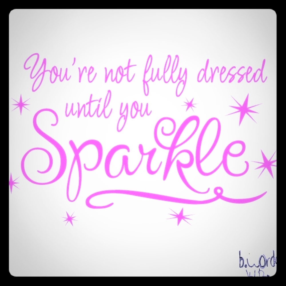 Always dazzle them, Darling!