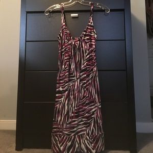 Long printed dress