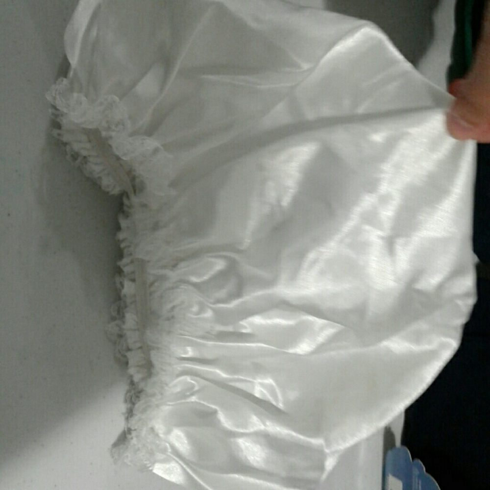 White shower cap