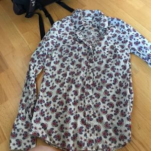 J Crew patterned button up