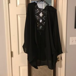 Black and Gold Kimono