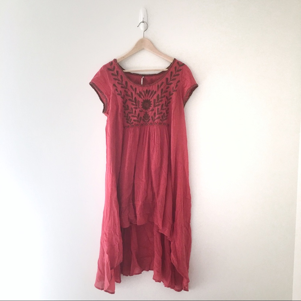 Free People Marina Embroidered Dress