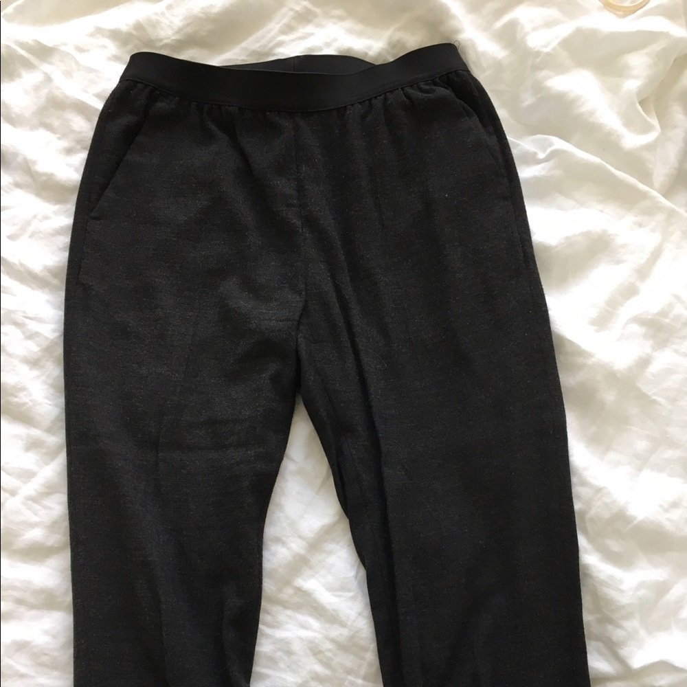 Dark grey wool pants