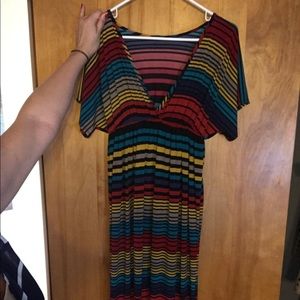 Multi color maxi dress