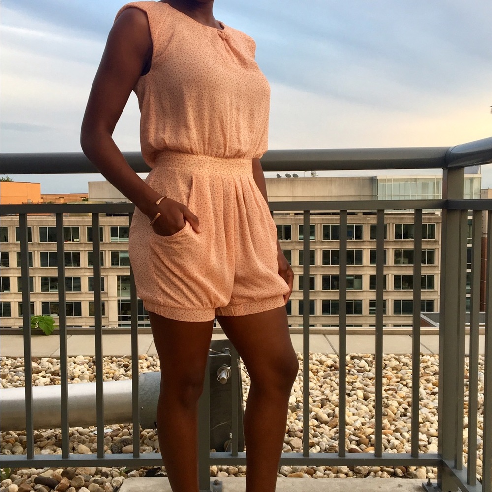 Rose colored Romper