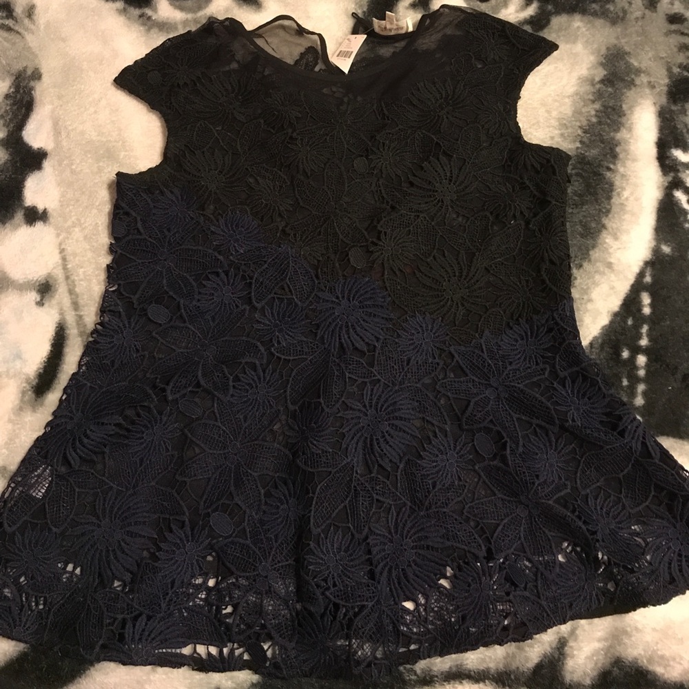 Anthropologie Crochet Lace blouse